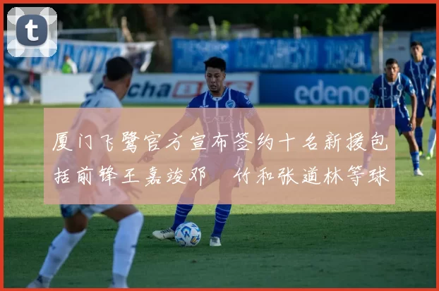 厦门飞鹭官方宣布签约十名新援包括前锋王嘉竣邓棽竹和张道林等球员